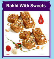 Rakhi with Sweets