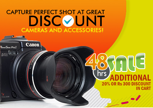 48hrs Sale on Cameras and Accessories: get Special additional 20% off discount