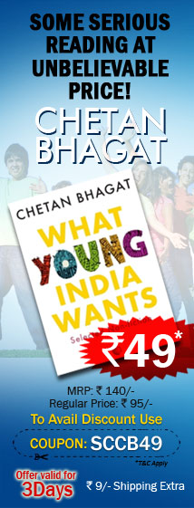 What Young India Wants by Chetan Bhagat just rs 49only