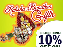 Rakhi Special: Get Additional 10% odd on raksha bandhan gifts