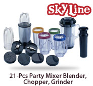 Skyline 21-Pcs Party Mixer Blender, Chopper, Grinder,