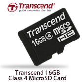 Transcend 16GB Class 4 MicroSD Card
