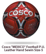 Cosco MEXICO Football P.U. Leather Hand Sewin Size-5