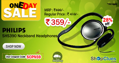 Philips Neckband Headphones Rs. 359