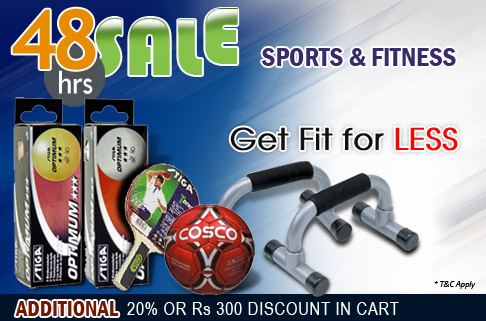 48hrs sale on Sports & Fitness , additional 20% off