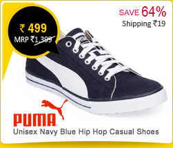 Puma Unisex Navy Blue Hip Hop Casual Shoes