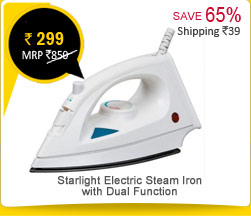 Starlight Electric Steam Iron With Dual Function