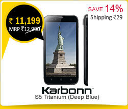 Karbonn S5 Titanium (Deep Blue)