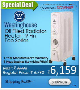 Westinghouse Oil Filled Radiator Heater - 9 Fin Eco Series