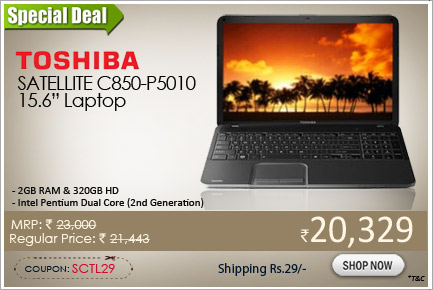 Toshiba Satellite C850-P5010 15.6inch Laptop
