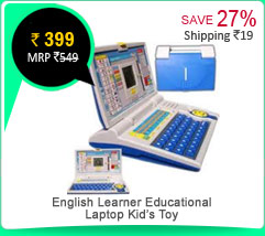 English Learner Educational Laptop Kid’s Toy Rs. 399