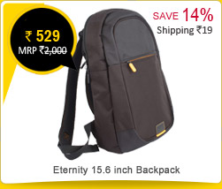 Lenovo Eternity 15.6 inch Backpack Rs. 529