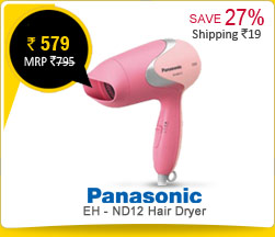 Panasonic EH - ND12 Hair Dryer Rs. 579