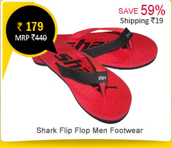 Shark Flip Flop Men Footwear   Rs. 179