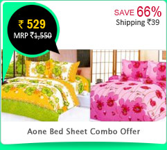 Aone Bed Sheet Combo Offer Rs. 529