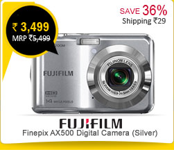 Fujifilm Finepix AX500 Digital Camera (Silver) Rs. 3,499