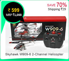 Skyhawk W909-6 2-Channel Helicopter Rs. 599