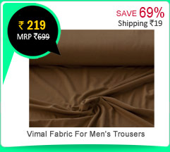 Vimal fabric For Men's Trousers Rs. 219