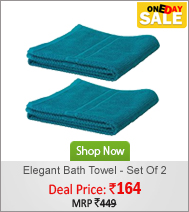 Elegant Bath Towel Combo - Set Of 2