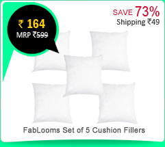 FabLooms Set of 5 Cushion Fillers - 30 CMs