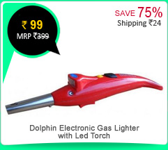 Dolphin Electronic Gas Lighter with Led Torch Rs. 99