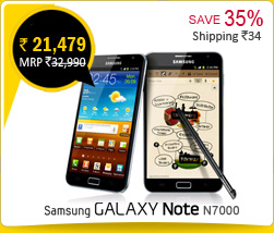 Samsung Galaxy Note N7000 Rs. 21,479