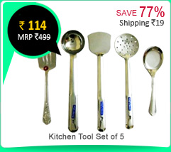 Kitchen Tools Set Of 5 Pieces Rs. 114
