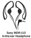 Sony MDR-J10 In-the-ear Headphone