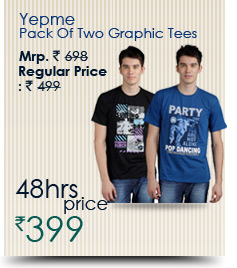 Pack Of Two Yepme Graphic Tees