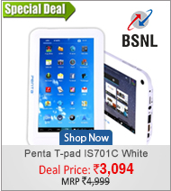 BSNL Penta T-pad IS701C White