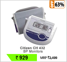 Citizen CH 432  (Upper Arm) BP Monitors