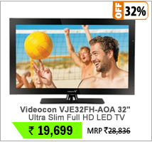 Videocon VJE32FH-AOA 32 Inch ULTRA SLIM  FULL HD LED TV