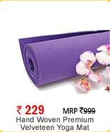 Hand Woven Premium  Velveteen Yoga Mat