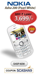 Nokia Asha 200 (Pearl White)