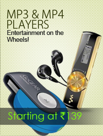 Mp3 & Mp4 Players starting at rs. 139