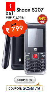 iBall Shaan S207 (Black) just Rs 799/-