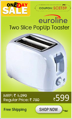 Euroline Two Slice PopUp Toaster