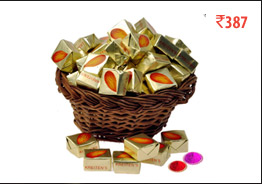 Imported Almond Chocolates n Holi Gulal Gift Combo