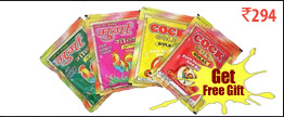 Premium Herbal Gulal n Pichkari Gift For Safe Holi