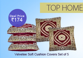 Velvetee Soft Cushion Covers Set of 5