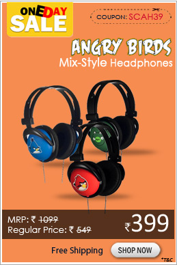 Mix-Style Angry Birds Headphones