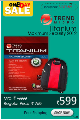 Trend Micro Titanium Maximum Security 2012 And BackPack Free