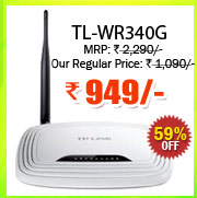 TP-LINK Wireless N 150 Mbps Router TL-WR740N WiFi in just Rs. 949