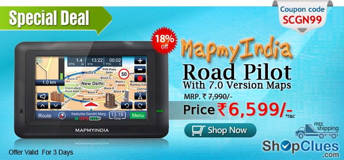 MapmyIndia Road Pilot With 7.0 Version Maps at RS 6,599/-