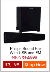 Philips Sound Bar DSP475U  With USB and FM