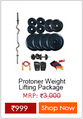 Protoner Weight Lifting  Package 20 Kgs + 3