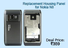 REPLACEMENT FASCIA FACEPLATE PANEL HOUSING FOR NOKIA N8 BLACK
