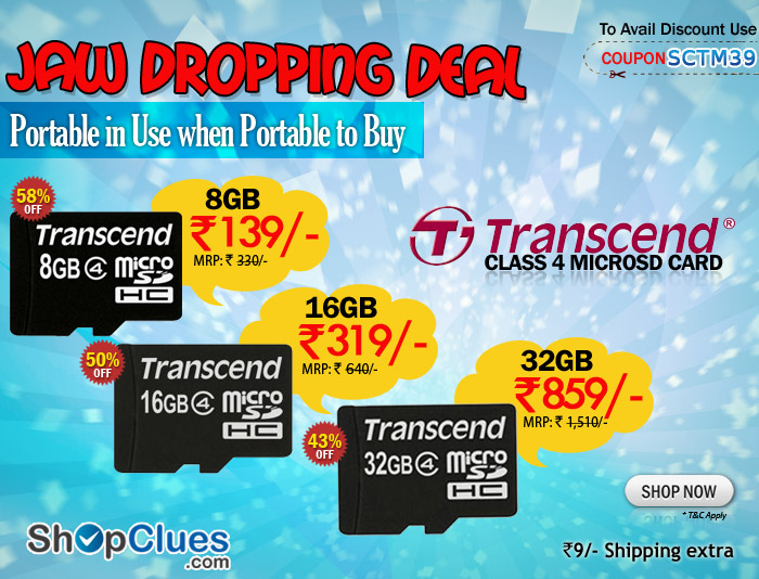 Jaw dropping deals shopclues