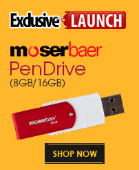 Moserbaer 8/16 GB Pen Drive Exclusive Launch