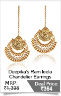 Deepika's Ram leela Chandelier Earrings By The Pari